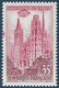 France 1957 Cathedrale De Rouen N°1129b** Probablement La Plus Belle Variété Type Des Gravés Modernes ! RRR Signé CALVES - Neufs