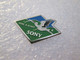 PIN'S    SONY    USINE D ALSACE   Animaux  CIGOGNE - Marcas Registradas