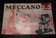 ANCIEN MANUEL D'INSTRUCTIONS POUR BOITES 2 ET 3 MECCANO TRIANG - Meccano