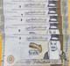 Saudi Arabia 5 Riyals 2020 Polymer Ten Notes And 20 Riyals 2020 Five Notes And 200 Riyals 2021 P-New UNC, From A Bundle - Arabie Saoudite