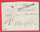 MARQUE CONQUIS 108 DIANO MARINE 1813 DIANO MARINA ANNOTATION ONNEILLE ONEGLIA POUR ELBERFELD ALLEMAGNE - 1792-1815: Veroverde Departementen
