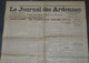 " LE JOURNAL DES ARDENNES " N° 3355, GRAND QUOTIDIEN REPUBLICAIN REGIONAL 22 JANVIER 1930 - Informations Générales