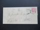 AD NDP 27.4.1871 Nr. 9 EF Stempel K1 Friedberg Und Ank. Stempel Vilbel Portopflichtige Dienstsache Faltbrief Mit Inhalt - Storia Postale