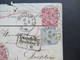 AD NDP 6.6..1870 GA Umschlag Mit 2 Zusatzfrankaturen Als Paketbegleitadresse Aufkleber Aus Berlin Post Exped. 15 - Entiers Postaux