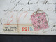 Delcampe - AD NDP 6.6..1870 GA Umschlag Mit 2 Zusatzfrankaturen Als Paketbegleitadresse Aufkleber Aus Berlin Post Exped. 15 - Postal  Stationery