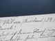 Delcampe - Russland / Litauen 27.10.1892 GA Aus Wilna Interessanter Inhalt: Lodz / Russland (Polen) Musiker Poste Restante - Lettres & Documents