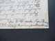 Delcampe - Russland / Litauen 27.10.1892 GA Aus Wilna Interessanter Inhalt: Lodz / Russland (Polen) Musiker Poste Restante - Cartas & Documentos