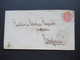 1868 NDP GA Umschlag Aufbrauchsausgabe 1 Groschen Preussen GA Umschlag U28 Hufeisenstempel Coeln Bahnhof Nach Bergheim - Postal  Stationery