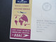 GB 1952 First Flight Between London And Singapore By BOAC Comet Jetliner Service Mit Ank. Stempel - Cartas & Documentos