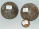 LOT De 3 BOULES De PETANQUES ANCIENNES Et Le Cochonnet Jus De Trouvailles N°3 SORTIES De GRANGE COLLECTION JEU ANCIEN - Pétanque