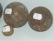 LOT De 3 BOULES De PETANQUES ANCIENNES Et Le Cochonnet Jus De Trouvailles N°3 SORTIES De GRANGE COLLECTION JEU ANCIEN - Petanque