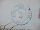 Delcampe - Altdeutschland NDP 1868 Nr.4 EF 2x Blauer Stempel Berlin Nach Wittgendorf Gesendet - Covers & Documents