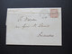 Altdeutschland NDP 29.4.1868 Nr.4 EF 2x Stempel K2 Eckernfördenach Friedensthal Faltbrief Mit Inhalt - Covers & Documents
