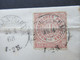Altdeutschland NDP 29.4.1868 Nr.4 EF 2x Stempel K2 Eckernfördenach Friedensthal Faltbrief Mit Inhalt - Storia Postale