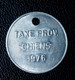 Jeton De Taxe Sur Les Chiens "Année 1976 - Liège (Luik) - Belgique / Belgie" Médaille De Chien - Dog License Tax Tag - Monétaires / De Nécessité