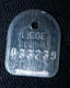Jeton De Taxe Sur Les Chiens "Année 1991 - Liège (Luik) - Belgique / Belgie" Médaille De Chien - Dog License Tax Tag - Monedas / De Necesidad