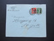 Schweiz 1918 MiF Umschlag J. Taranto Fils Hotel Metropole (durchgestrichen) Geneve Nach St. Gallen - Lettres & Documents