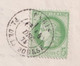 1875 ? - CACHET à DATE Sur Le TIMBRE CERES - LETTRE LOCALE De PARIS - 1871-1875 Cérès