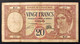 NUOVE EBRIDI New Hebrides 20 FRANCHI 1941 Pick#6 Lotto.1147 - Unclassified