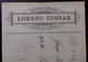 The Distillery - Lorenc Zdesar. Brantwein-Brennerei, Gleinitz Bei Laibach, 1894 - Andere & Zonder Classificatie