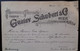 Paper Goods & Paper Bags Factory - Gustav Schubert & Co., Wien 1894. Papierwaren & Papiersacke - Fabrik - Autres & Non Classés