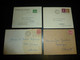 Delcampe - LOT DE 72 ENTIERS POSTAUX " EUROPE", TROUS DE CLASSEUR - A ETUDIER POUR LES OBLITERATIONS (DOC-D) - Lots Et Collections : Entiers Et PAP