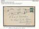 MARITIME MAIL RECEIVED FROM HMS SHIP Cancel On WW2 1941 Cover To Fleet Mail Office DURBAN SOUTH AFRICA British Naval - Lettres & Documents