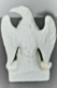 Delcampe - ANCIEN ENCRIER PORCELAINE BLANCHE AIGLE IMPERIAL NAPOLEON INKWELL COLLECTION VITRINE DECO BUREAU - Encriers