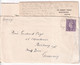 GB / PERFIN - 1946 - ENVELOPPE Avec PERFORE De EASTWOOD NOTTINGHAM => FREIBURG (ZONE FRANCAISE GERMANY) - Perfin