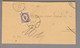 FL 1907-11-21 Vaduz>Mauren>Nendeln 10Heller Gezähnt AT Porto Mi#28 Auf Briefstück - ...-1912 Vorphilatelie