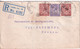 GB / PERFIN - 1923 - ENVELOPPE RECOMMANDEE Avec PERFORE De LONDON => SARREGUEMINES (MOSELLE) - Perfin