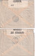 GB / PERFIN - 1916 - LOT De 4 ENVELOPPES CENSUREES Avec PERFORE (DORMEUIL) De LONDON => CORGEMONT (SUISSE) - Perforadas