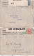 GB / PERFIN - 1916 - LOT De 4 ENVELOPPES CENSUREES Avec PERFORE (DORMEUIL) De LONDON => CORGEMONT (SUISSE) - Perfin