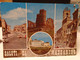 Cartolina Saluti Da Mazzarino Prov Caltanissetta , Distributore Di Benzina, Centro, Castello ,anni 70 - Caltanissetta
