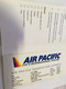 (RR 22) Air Pacific (ticket Holder) With 2 Luggage Tag + Immigration Card + Stickers (as Seen) - Baggage Labels & Tags