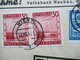 Österreich 1946 Drucksache Sabeff Post Einschreiben Wien 71 Nachnahme Frankiert Mit Landschaften Nr. 738 Und 753 (2) - Covers & Documents