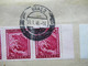 9.1.1946 Landschaften Nr. 738 (3) Und 739 (3) Randstücke Aptierter Stempel Graz 2 Umschlag Otto Cichini Briefmarken - Storia Postale
