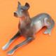 Années 1920 ​​​​​​​Porcelaine De Saxe DEP  N°7814  Statuette Chien Dogue Allemand ... - Andere & Zonder Classificatie