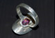 Delcampe - BELLE BAGUE ANNEES 70 ARGENT & BELLE PIERRE AGATE CREATION JOAILLIER Jzt Bijou COLLECTION BIJOU VINTAGE VITRINE - Anelli