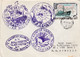 A8138- CAPITAN MAKAROV ICEBREAKER SHIP, POLAR EXPEDITION - 1984 USSR MAIL USED STAMP ON COVER SENT TO DEVA ROMANIA - Navires & Brise-glace