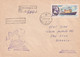 A8140-  ICEBREAKER SHIP OTTO SCHMIDT, REGISTRED LETTER MURMANSK 1980 USSR MAIL USED STAMP ON COVER SENT TO DEVA ROMANIA - Barcos Polares Y Rompehielos