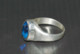 BELLE BAGUE ANNEES 70 ARGENT & BELLE PIERRE TOPAZE CREATION JOAILLIER Jzt Bijou COLLECTION BIJOU VINTAGE VITRINE - Anillos