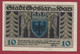 Allemagne 1 Notgeld  De 10 Pf Stadt  Goslar Am Harz  (RARE) Dans L 'état   Lot N °226 - Verzamelingen