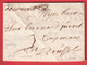 BELGIQUE MARQUE MANUSCRIT DE COURTRAY 1711 TEXTE NOTE CORTRYCK - 1621-1713 (Paesi Bassi Spagnoli)