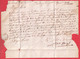 BELGIQUE MARQUE MANUSCRIT DE COURTRAY 1711 TEXTE NOTE CORTRYCK - 1621-1713 (Spaanse Nederlanden)