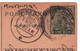 Postal Stationery 1936 Nine Pies George V India Ahmedabad Gujarat Entier Postal Inde - 1936-47 Roi Georges VI