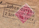 Lettre 1922 Liège Liuk Belgique Imprimé Cachet Dover Ostend 2 Services Daily Hamburg Deutschland Léon GERNAY - 1915-1920 Alberto I