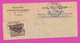 262924 / Bulgaria Cover Letter 1944 - 3 Lv.  Paketmarken , Postal Parcels , Post Truck , Vratsa - Village Tarnava - Sellos De Servicio