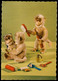 7 Cp Dentelées - Anthropomorphisme - Singe En Peluche Humanisé - Balançoire Manucure Bain Jeux Coiffeur Monkey - 5 - 99 Cartes