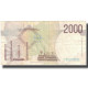 Billet, Italie, 2000 Lire, 1990-1992, Undated (1990-92), KM:115, TTB - 2000 Lire